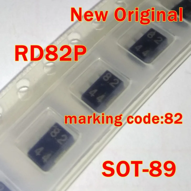 1 Buah Hingga 100 Buah Rd82P-T1B Rd82P Sot-89 Kode Penandaan Asli Baru: 82 Dioda Zener, 1W, Silikon, Searah