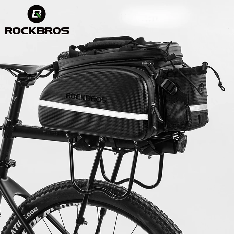 

ROCKBROS Bicycle Seat Bags Cycling Rear Backpack Trunk MTB Cycle Travel Bag Large Capacity Outsdoor Sport Bike Pannier Package