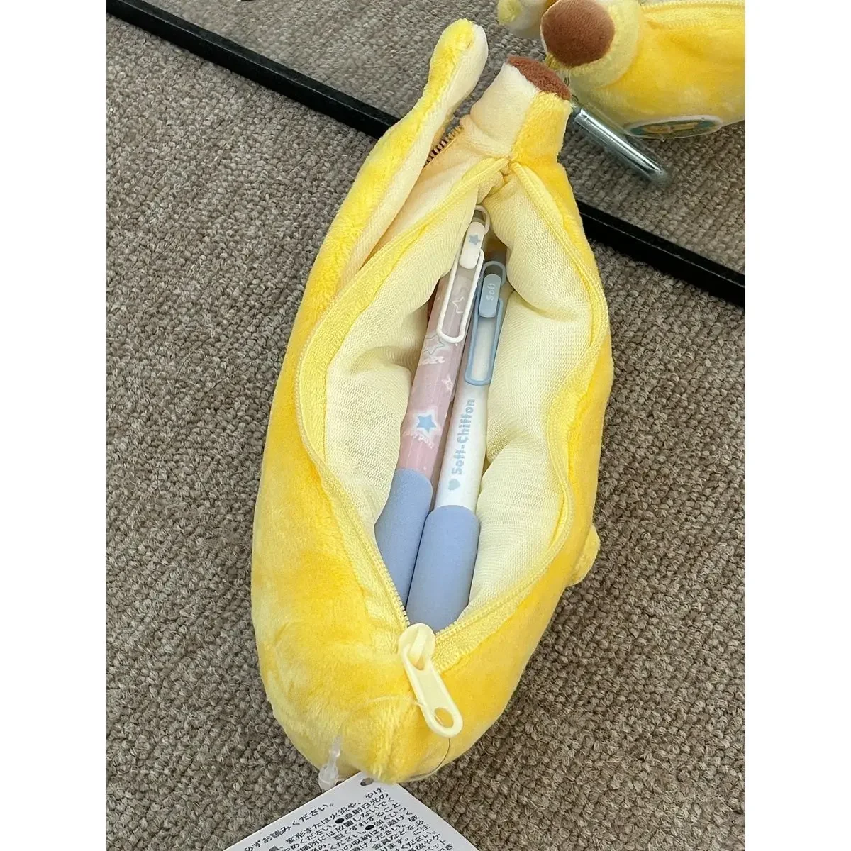 Rilakkuma Kiiroitori Chick Banaan Pluche Etui Kawaii Student Sleutelhanger Cosmetische Organizer School Briefpapier Kinderen Geschenken