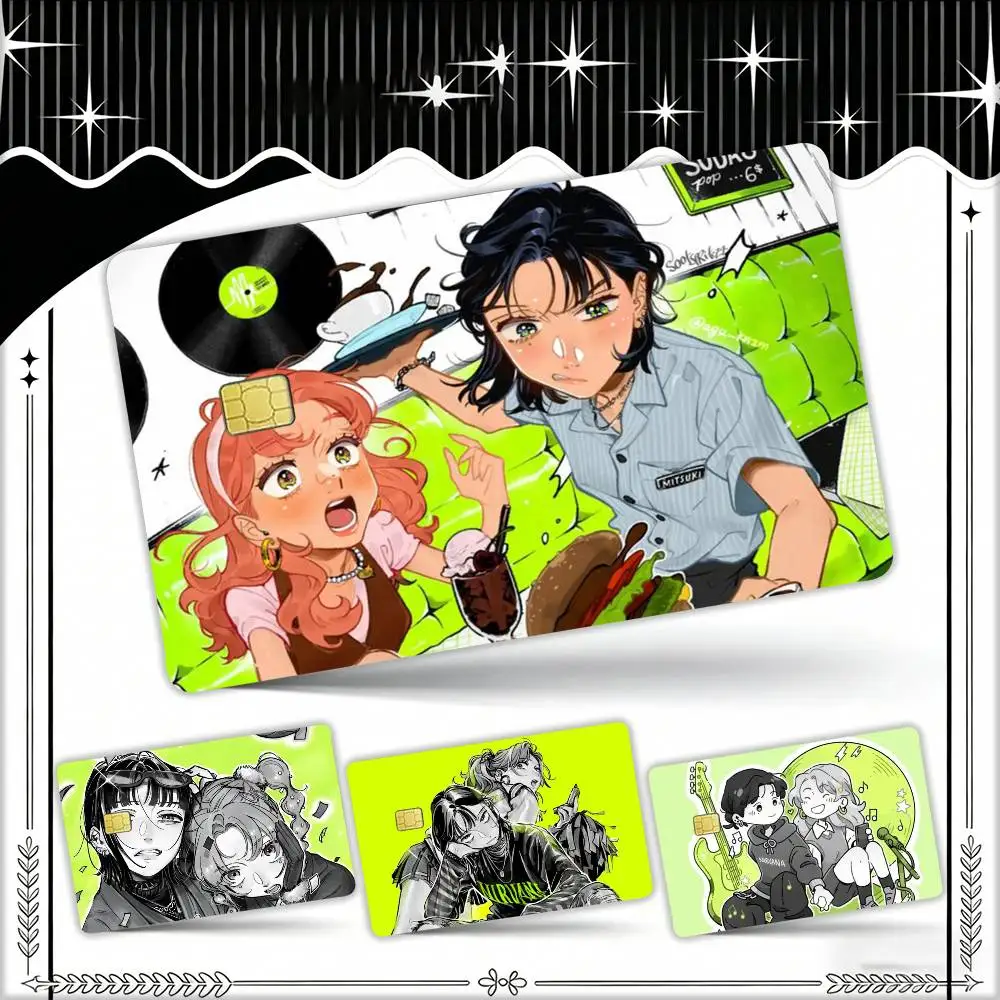 

Aya Osawa Mitsuki Koga M-MitsuAya Waterproof Film Skin Cover Credit Card Stickers Debit Front Bank Bus Pass
