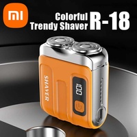 Xiaomi Mini Travel Electric Shaver Dual Blade Rechargeable Shaver Digital Display Household Car Shaver Powerful Men Gift Shaver