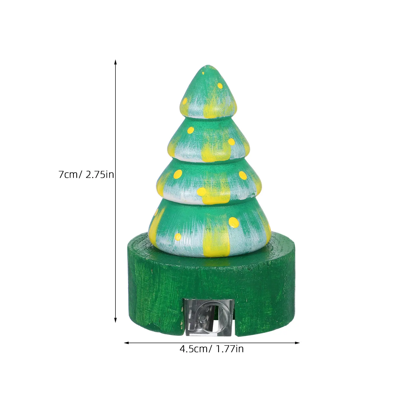 Christmas Tree Pencil Sharpener Wooden Compact Manual School Study Holiday Party Favor Classroom Prizes Portable Sharpener