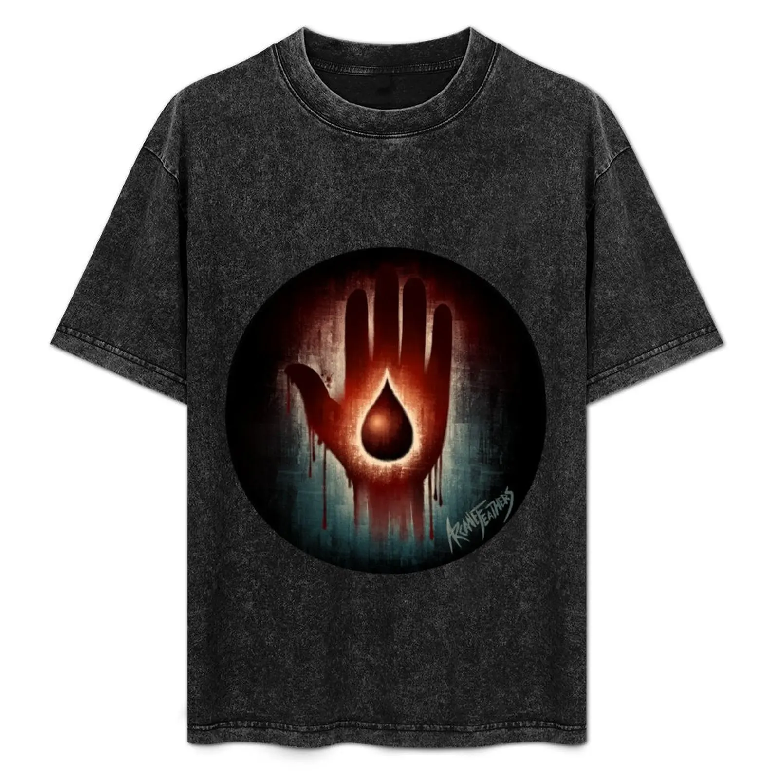 Dragon Age: Blood Mage T-Shirt vintage clothes Blouse oversized t shirts for men