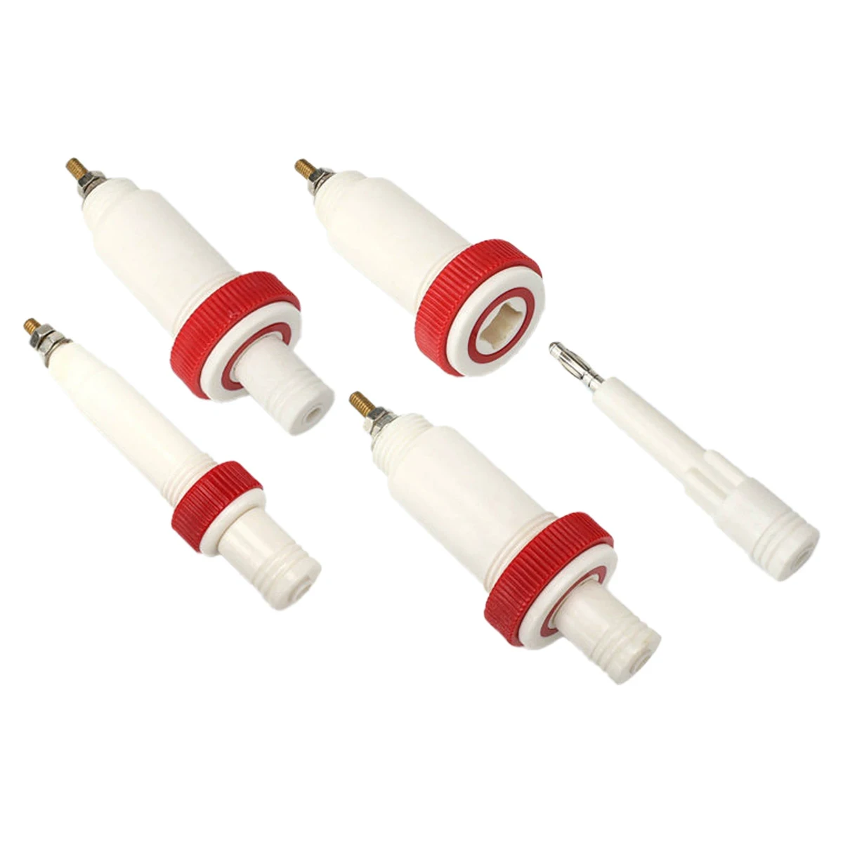 High Voltage Banana Plug Socket Cross Elliptic Binding Post Terminal 10‑30KV Connector For Withstand Voltage Tester Power Plug