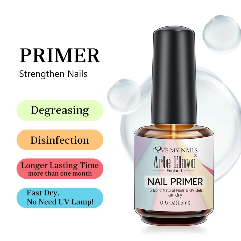 アルテ クラボ 15ml プライマー ストレングス ネイルズ ジェル トップコート UVベースコート ジェル バーニッシュ LEDネイルポリッシュ ソークオフ マットトップコート リインフォースジェル