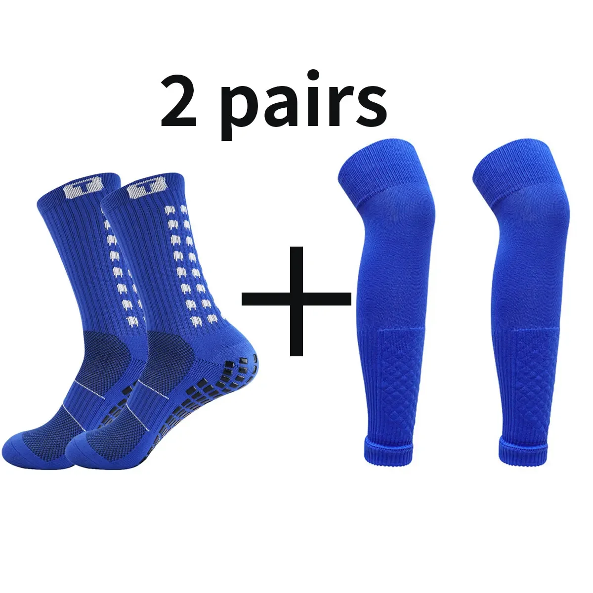 2 pairs of new anti slip tape design for football socks, mid calf anti slip football sports bicycle sports socks, 2 pairs