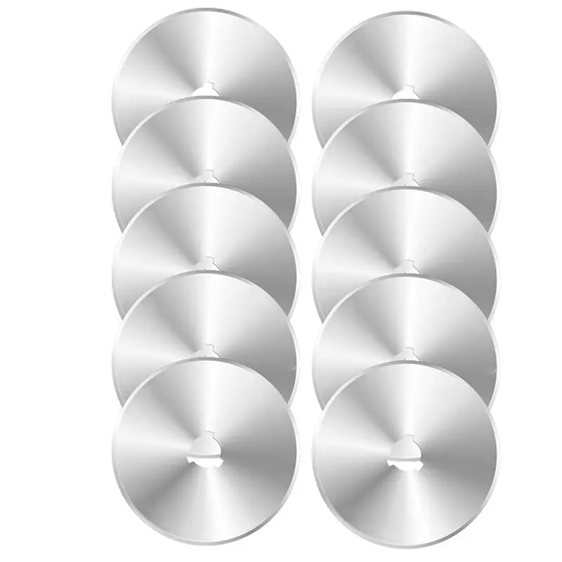 

60Mm Rotary Cutter Blades 60Mm - 10 Pcs Rotary Blades Refill Our Rotary Blades Refills Fit On Most 60 Mm Rotary Cutter, Durable-