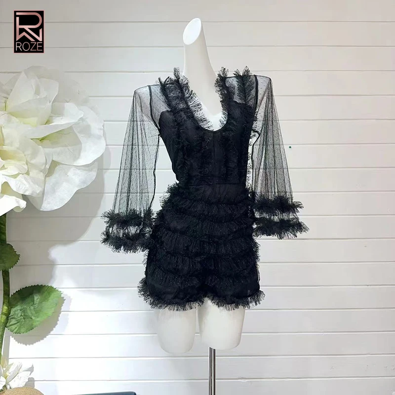 

Однотонные утягивающие сексуальные комбинезоны для женщин с v-образным вырезом и длинными рукавами, высокой талией, весенний темпераментный комбинезон, женский новый