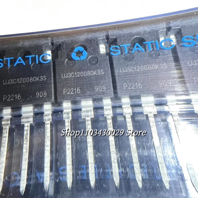 Original 10Pcs UJ3C120080K3S Silicon Carbide MOSFET 1200V TO-247 Power Semiconductor