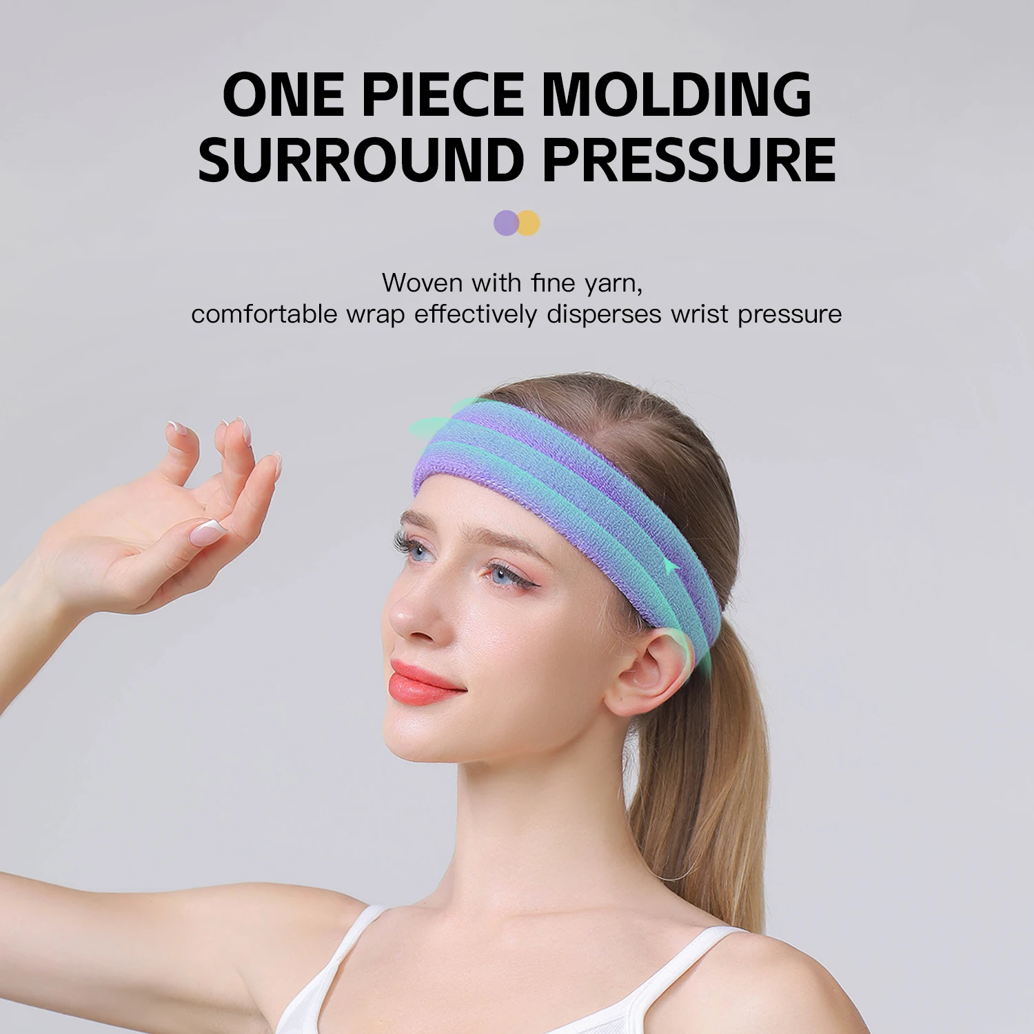 1 PC Towel cloth Headband Sweat Bandage Sport Head Hair Band Workout Tennis Fitness Jog Basketball Running Sweatband Women Men