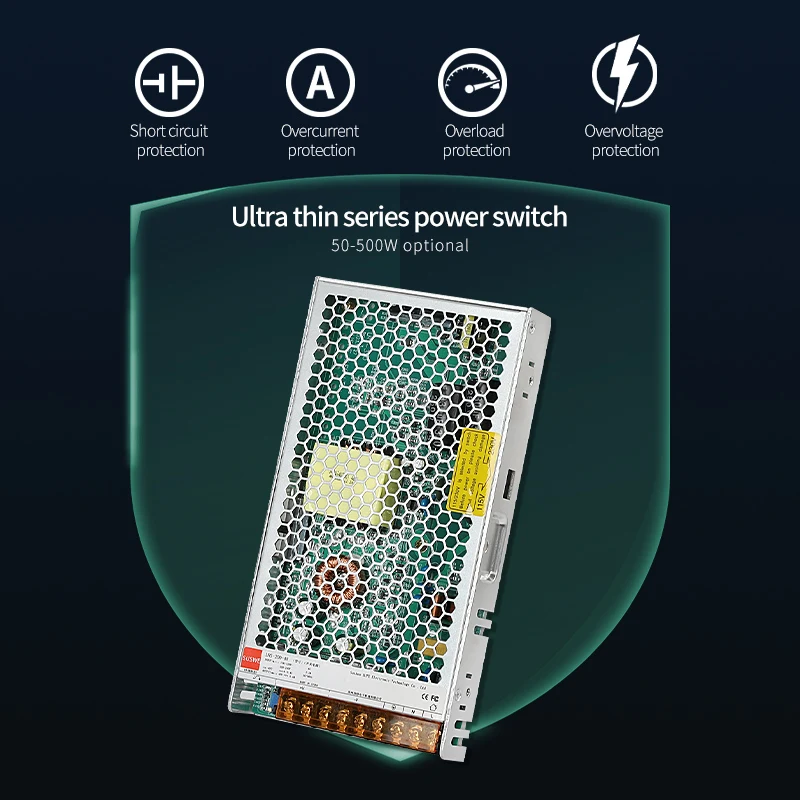 SUSWE LRS-150W سلسلة LRS-150-5 LRS-150-152LRS-150-24 LRS-150-36 LRS-150-48 150 واط أليمنتور التبديل LRS-150 LRS #5