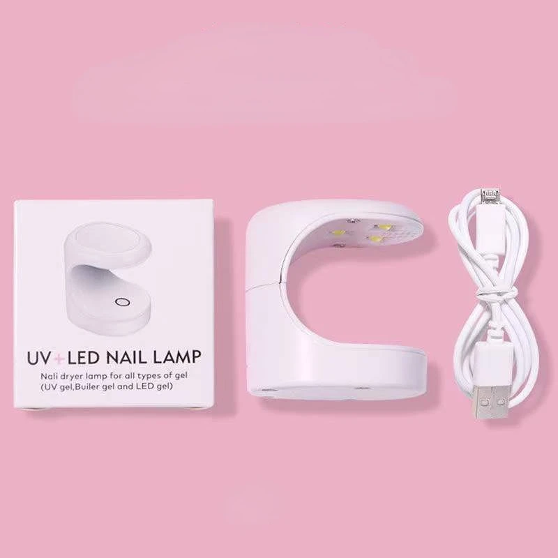 6W Uv Led Lamp USB Nail Mini Nail Dryer Gel Manicure Machine Single Finger Nail Art Tool Gel Polish Nail Lamp Accessories Nail