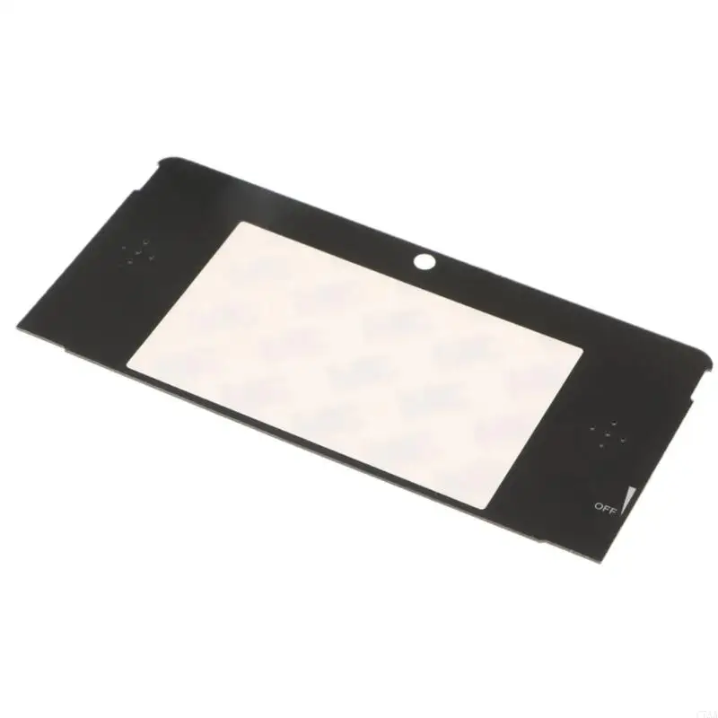 Portable Replacement PVC Top Front LCD Screen Lens Cover Panel Protector Faceplate Mirror Durable Suitable for 3DS