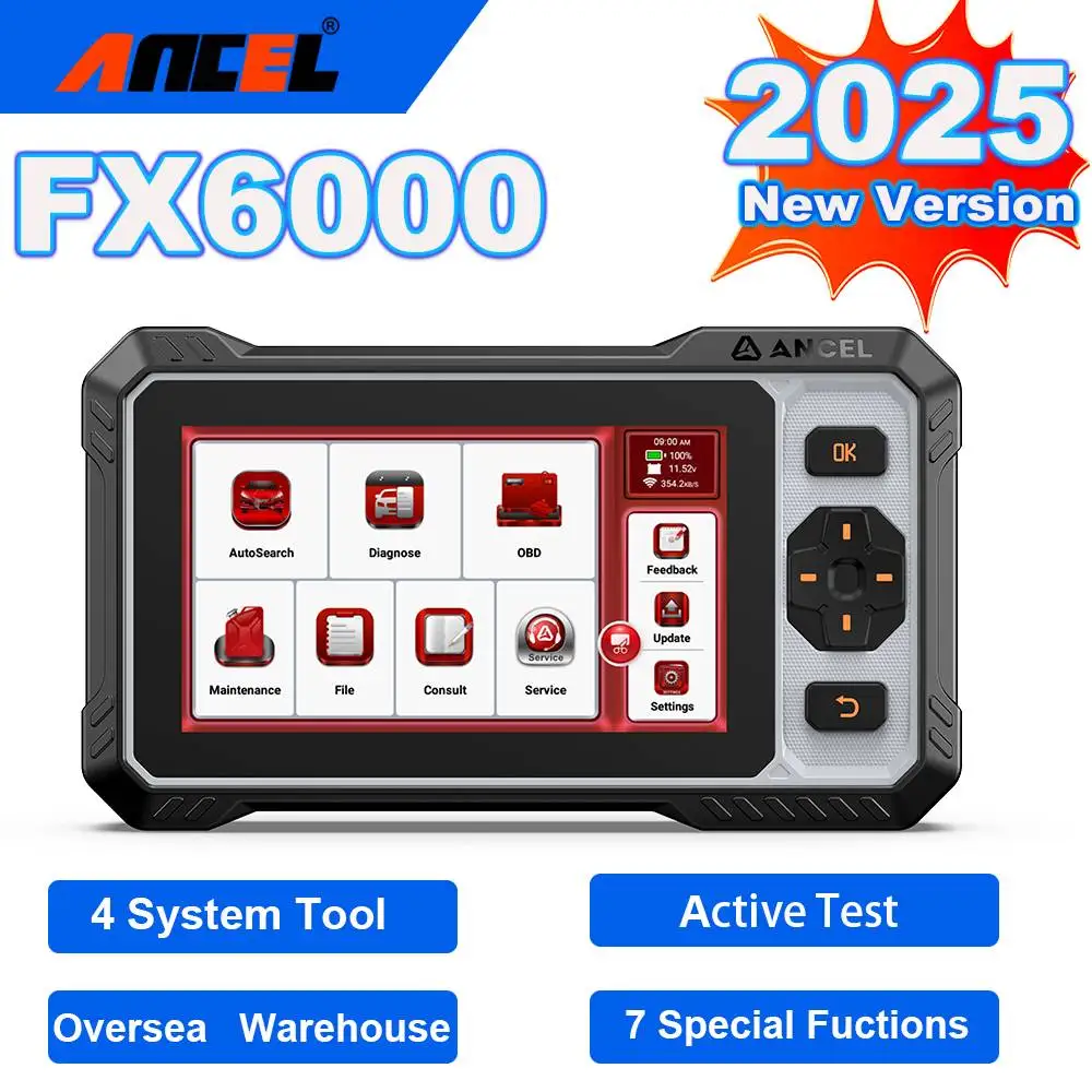 Новейший ANCEL FX6000 4-системный