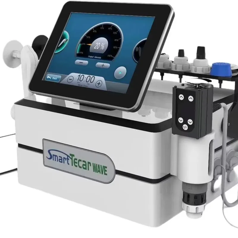

2026 Tecar ED Shock Wave Therapy Device Diathermy Monopolar Radiofrequency Inflammation Smart 448 kHz Physio Equipment Massage