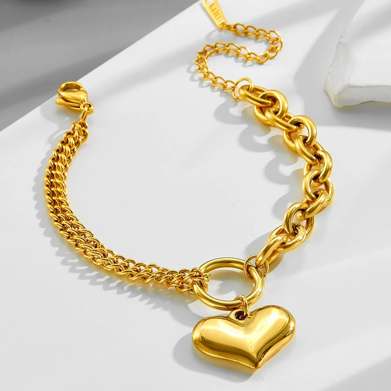 أزياء الحب فراشة تصميم هندسي قلادة سوار المرأة التيتانيوم الصلب لا يتلاشى مجوهرات عيد الحب هدية عيد ميلاد