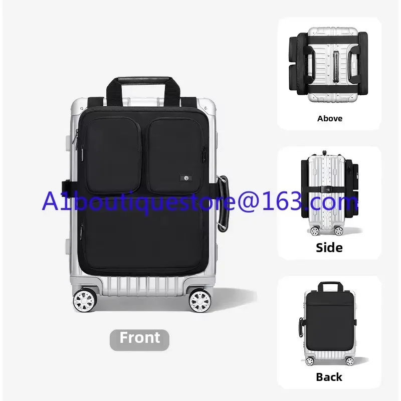 Suitcase Additional bag Large capacity boarding case hanging bag Foldable external storage bag