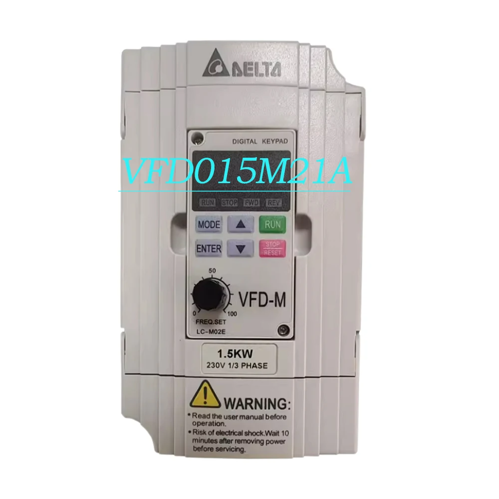 Original VFD015M21A Frequency Converter Single Phase 220v 1.5kw Speed Regulator