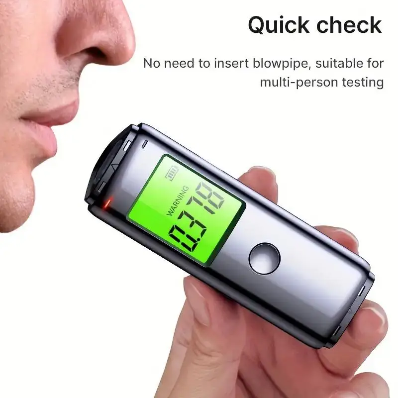 

High Precision Alcohol Tester Respiratory Analyzer with Two Detection Methods Equipped with Blowpipe Alcohol Analyzer