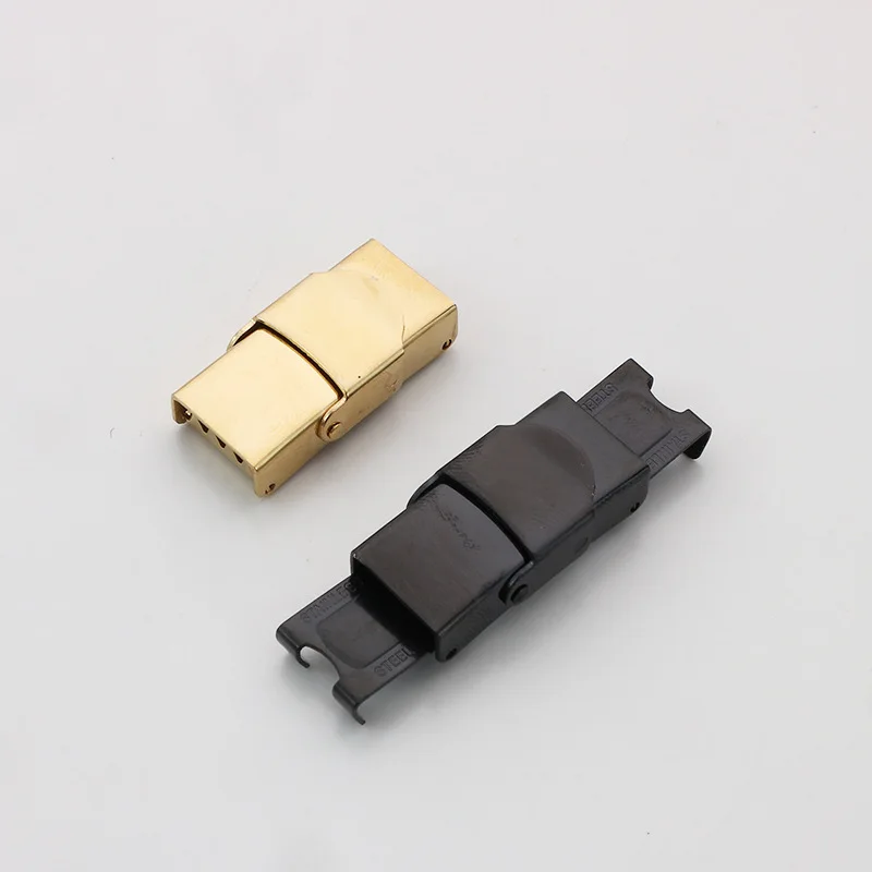 5Pcs Stainless Steel Magnetic Clasps Watch Band Hole 10x3mm For Leather Cord Bracelet Magnet Buckle Diy Jewelry Making Clasp