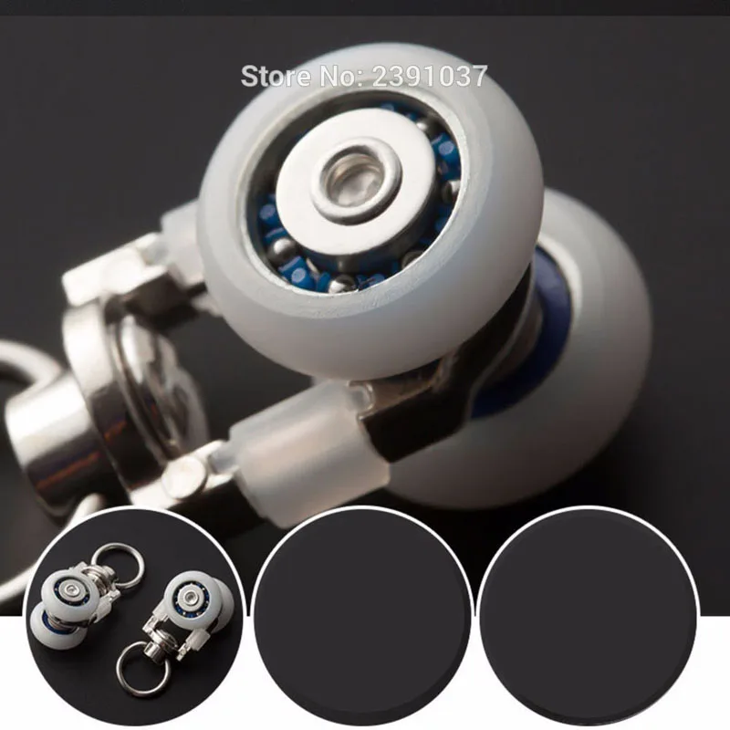 20Pcs High-Quality Metal Curtain Track Rollers Curtain Rails Metal Pulleys Accessories