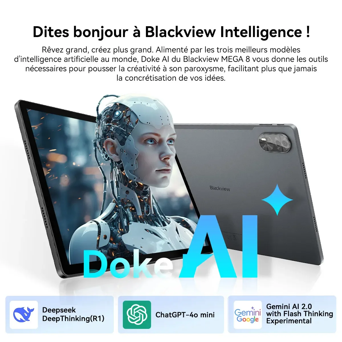 Blackview MEGA 8 [без зарядного устройства ЕС] Планшет 13 дюймов 90 Гц 2K FHD+ Дисплей 36 ГБ (12+24) 512 ГБ 11000 мАч 50 МП + 13 МП Android 15 Dual SIM 4G