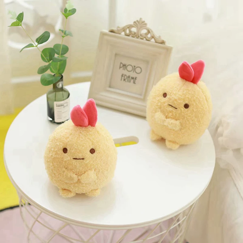 Nieuwe Knuffel Knuffel Pop Schattige Cartoon San-X Sumikko Gurashi Hanger Garnalen Lange Lichaam Tempura Kussen Kerstcadeaus