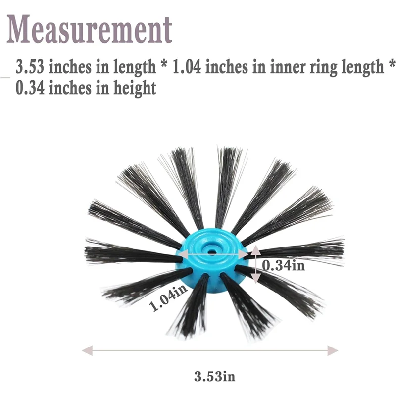 B58B-1624772 Edge Brushes Replacement For Bissell Spinwave Wet & Dry, 2859J, 28599, 3115, 28597,2859W,2859T, 28596,2859Z