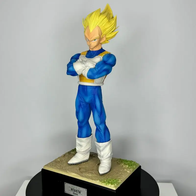 Vegeta Figura Anime Dragon Ball Z Action Figure with Two Heads Manga DBZ Figurine 30cm GK Statue Model Doll Toys Gift for Kids