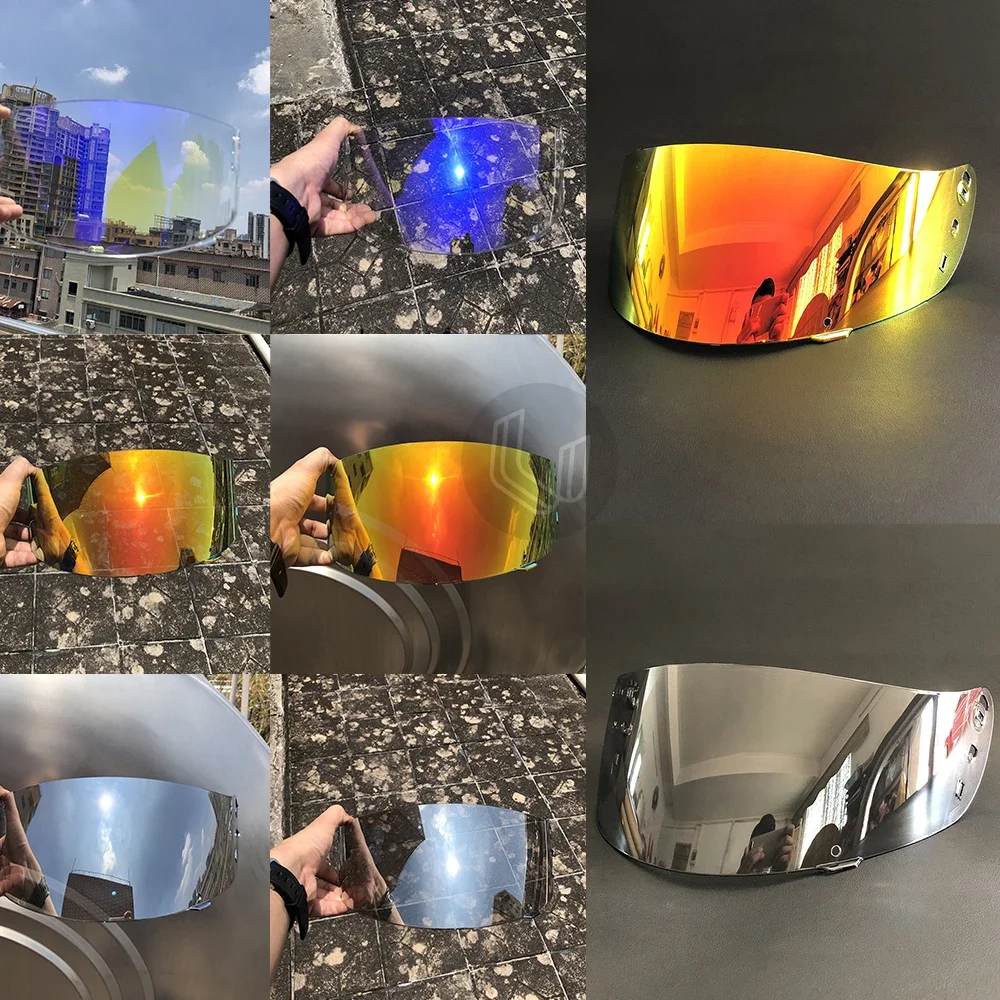 Anti-explosion UV Protection Motorcycle Helmet Sun visor Goggles lens Fit For ICON IC04 IC-04 Airframe