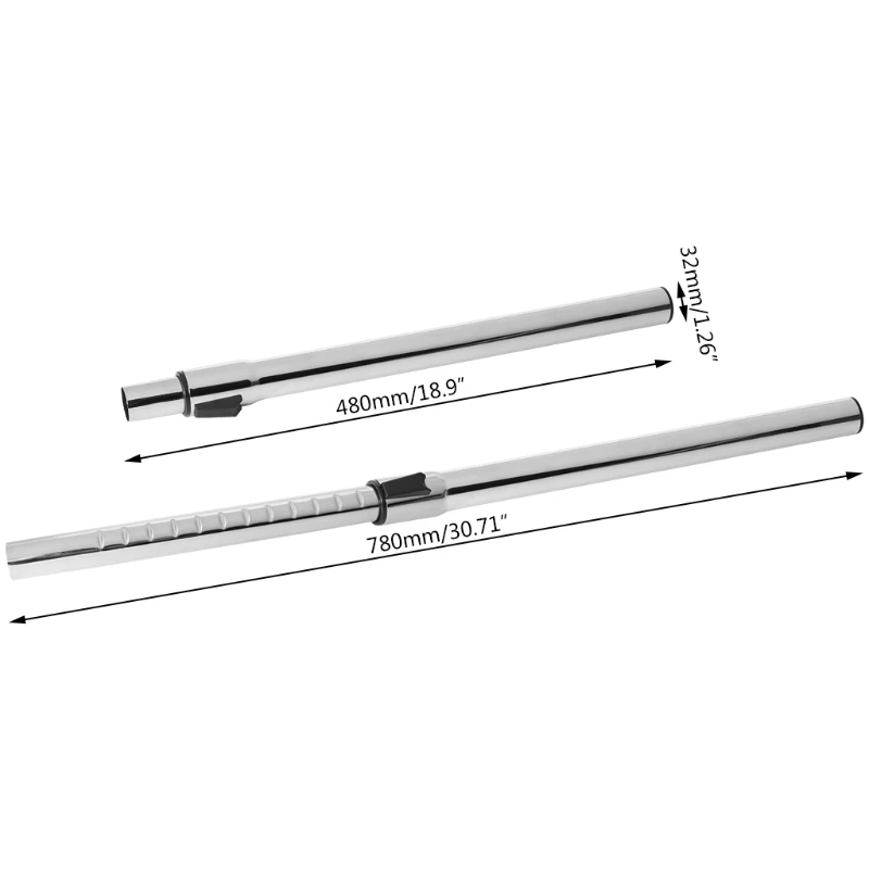 Adjustable Telescopic Tube Vacuum Cleaner Fitting Connecting Rod Diameter 32mm Dropshipping