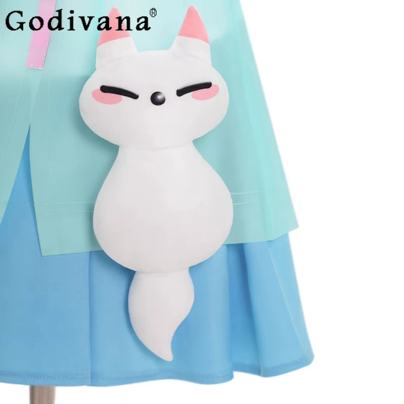 Women Cosplay Halloween Costumes Set Game Cosplay Kiriko Rainy Day Suits Female Cosplay Costume Role Play Outfit