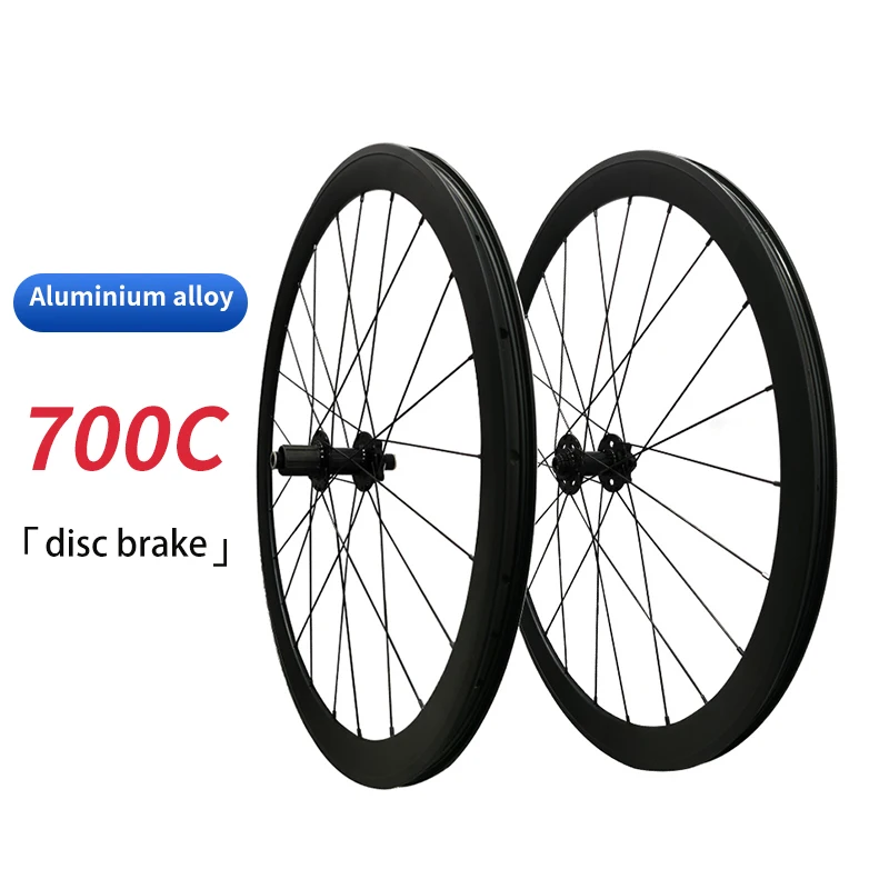 

700C Aluminium alloy Road mountain bike wheel set Disc Brake Wheelset 40mm Opening Ultra-light 4 Bearing Hub