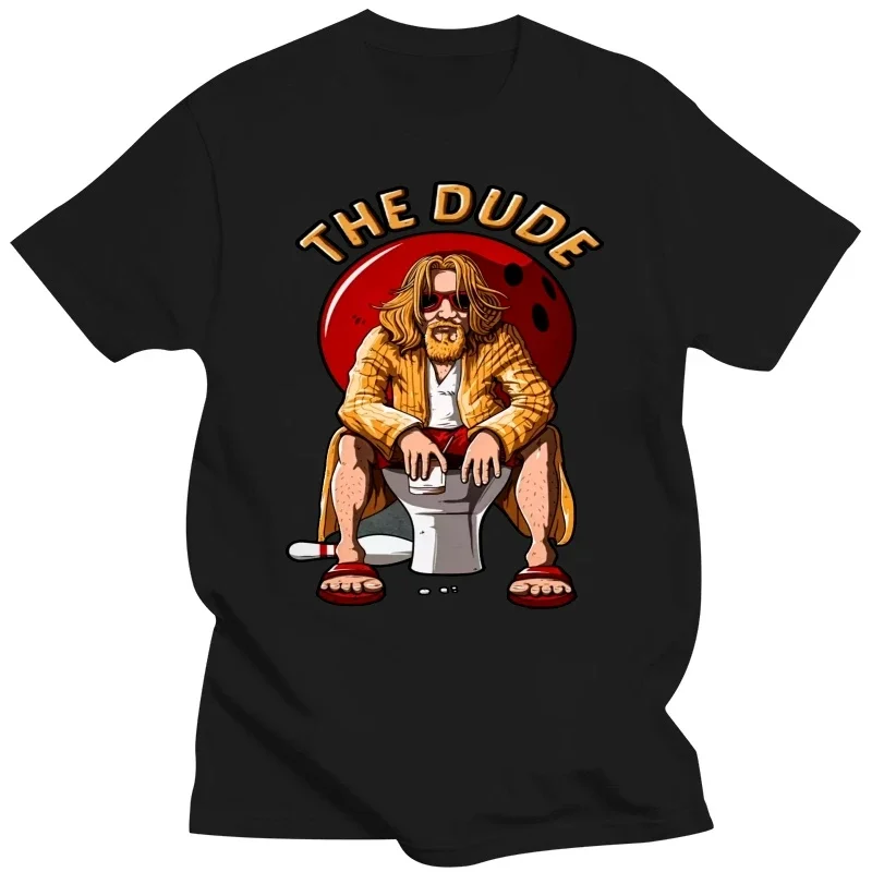 Movie The Big Lebowski The Dude Wholesale T-Shirt Men Graphic Men Unique T-Shirts Printed Tops T Shirt for Men Cotton Tshirt