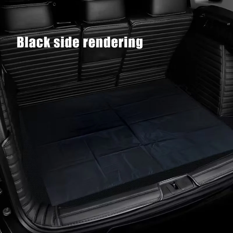 Universal Car Trunk Mat Waterproof Black Polyester Pet Mat Suitcase Protective Pad Mat Auto Interior Accessories 70x120cm