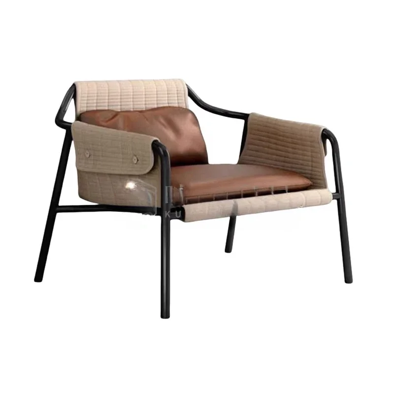 

Nordic simplicity, metal leisure chair, studio club, clothing store sofa, living room balcony single chair
