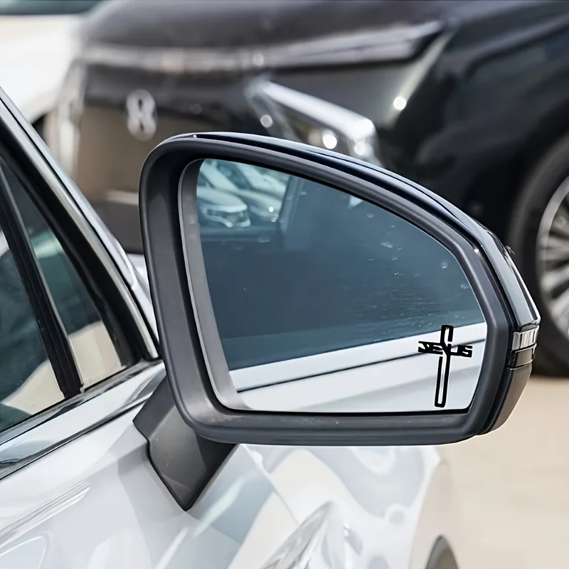 Car Sticker Interior Decoration Sticker Cross Faith Sticker Cross Car Rearview Mirror Decal Car Sticker Laptop Sticker