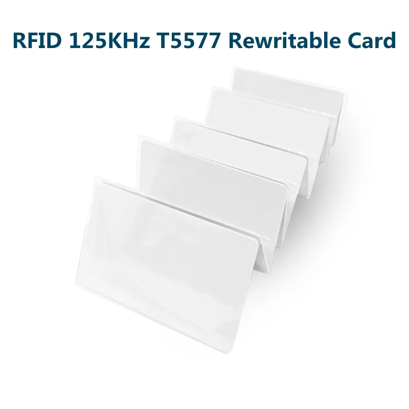 

5/10pcs EM4305 T5577 Duplicator Copy 125khz RFID Card Proximity Rewritable Writable Copiable Clone Duplicate Access Control