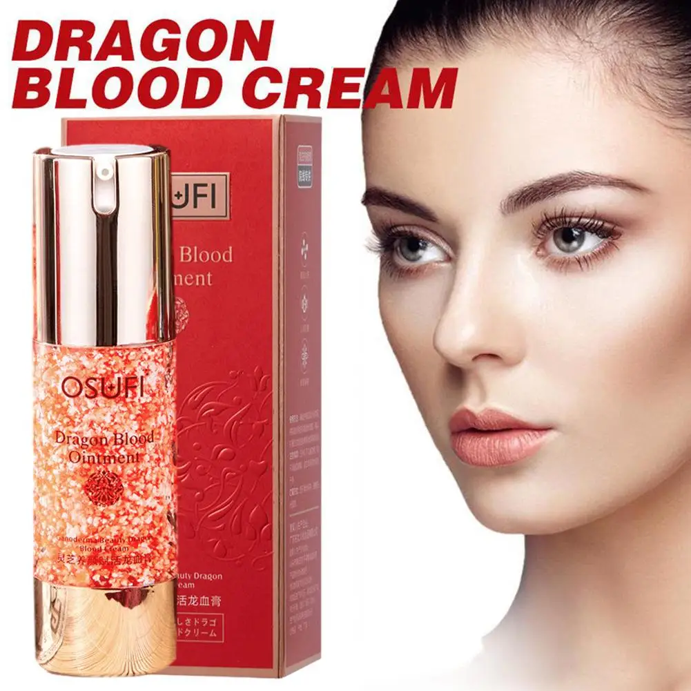 Nutriente attivazione del sangue Ganoderma Lucidum Dragon pelle delicata illumina anche la crema per il sangue ripara la carnagione viso Q1i1