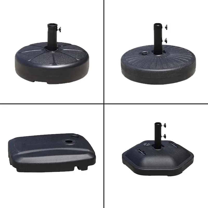 

Подходит для наружного шасси для зонта, полимерное основание, резервуар для воды, мраморный мобильный противовес, основание для зонта с песком и впрыском воды