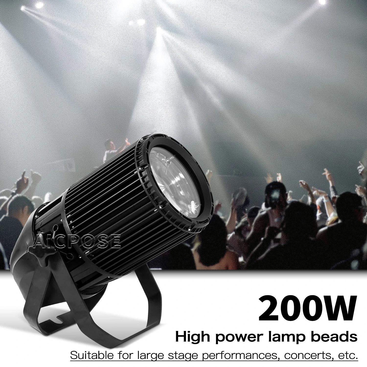 impermeavel zoom stage light branco quente branco fresco led controle dmx dj disco party casamento ao ar livre 410 pcs 200w 01