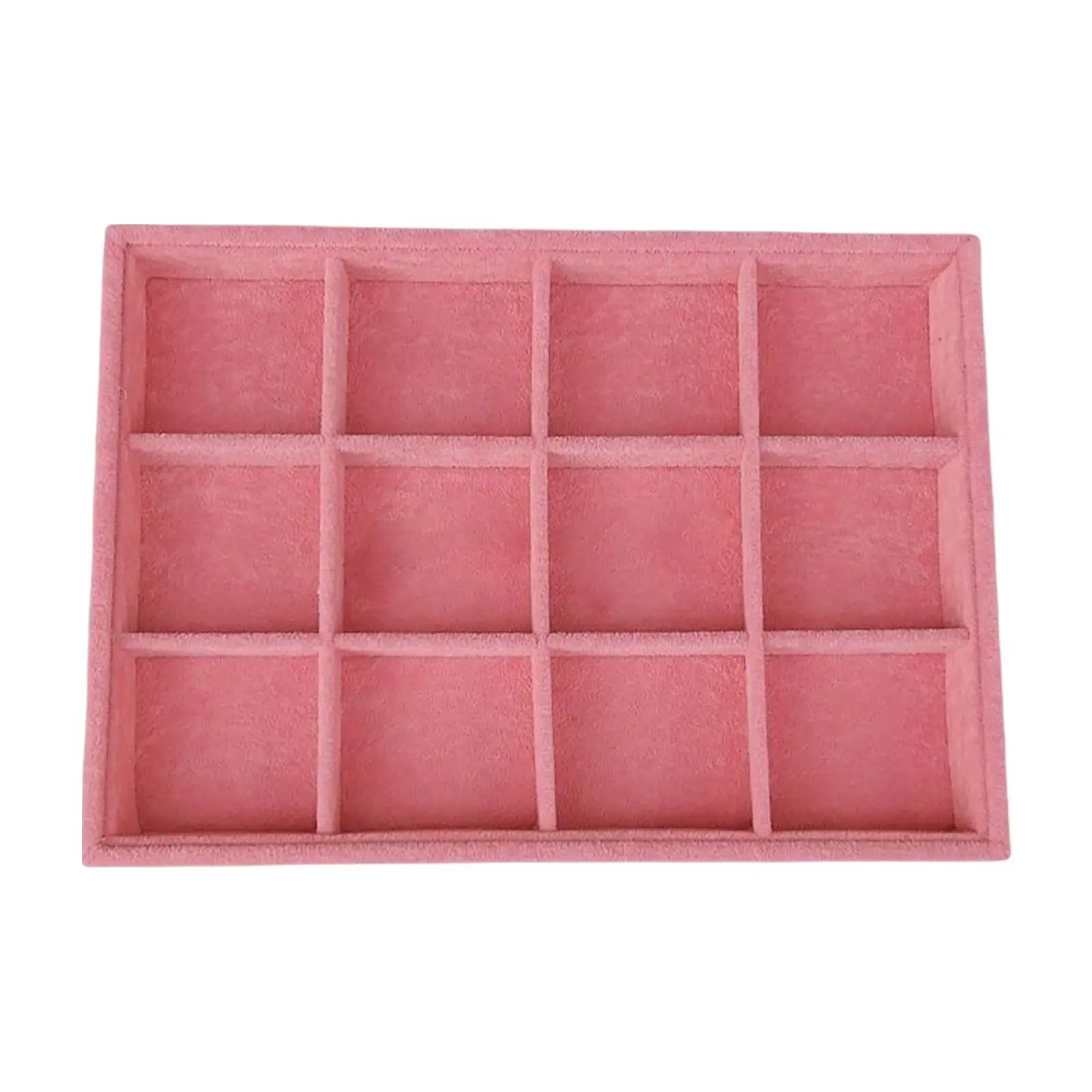 Stackable Jewelry Tray Storage Case Container Pendants Necklaces Velvet Bangle Organizer for Showcase Women Gifts Stores Dresser
