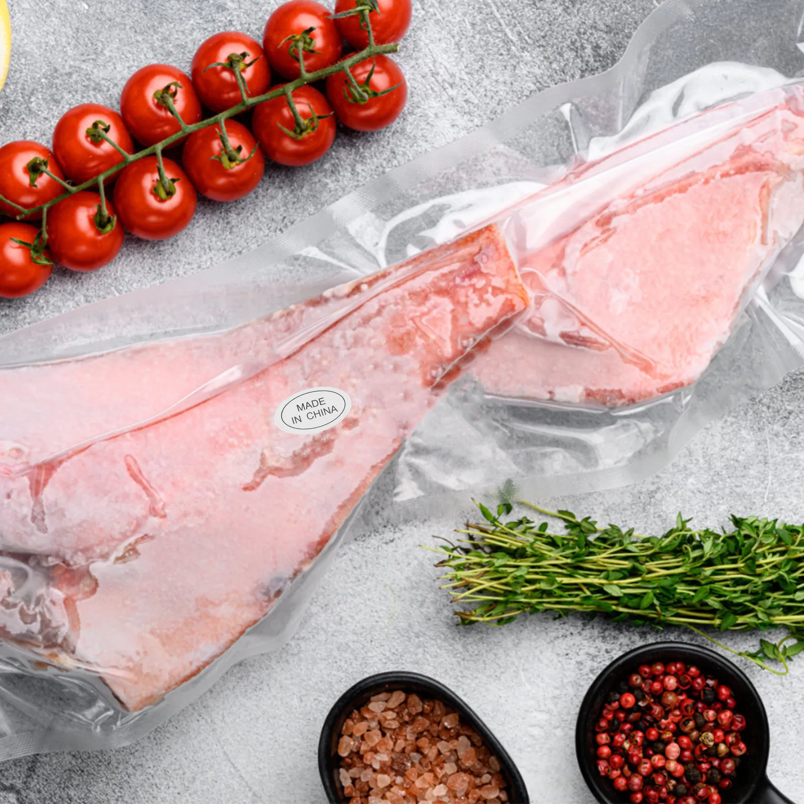 

1200Pcs China Product Label PVC Self Adhesive Tearproof Waterproof Oilproof Food Kitchen Storage Packaging Labels