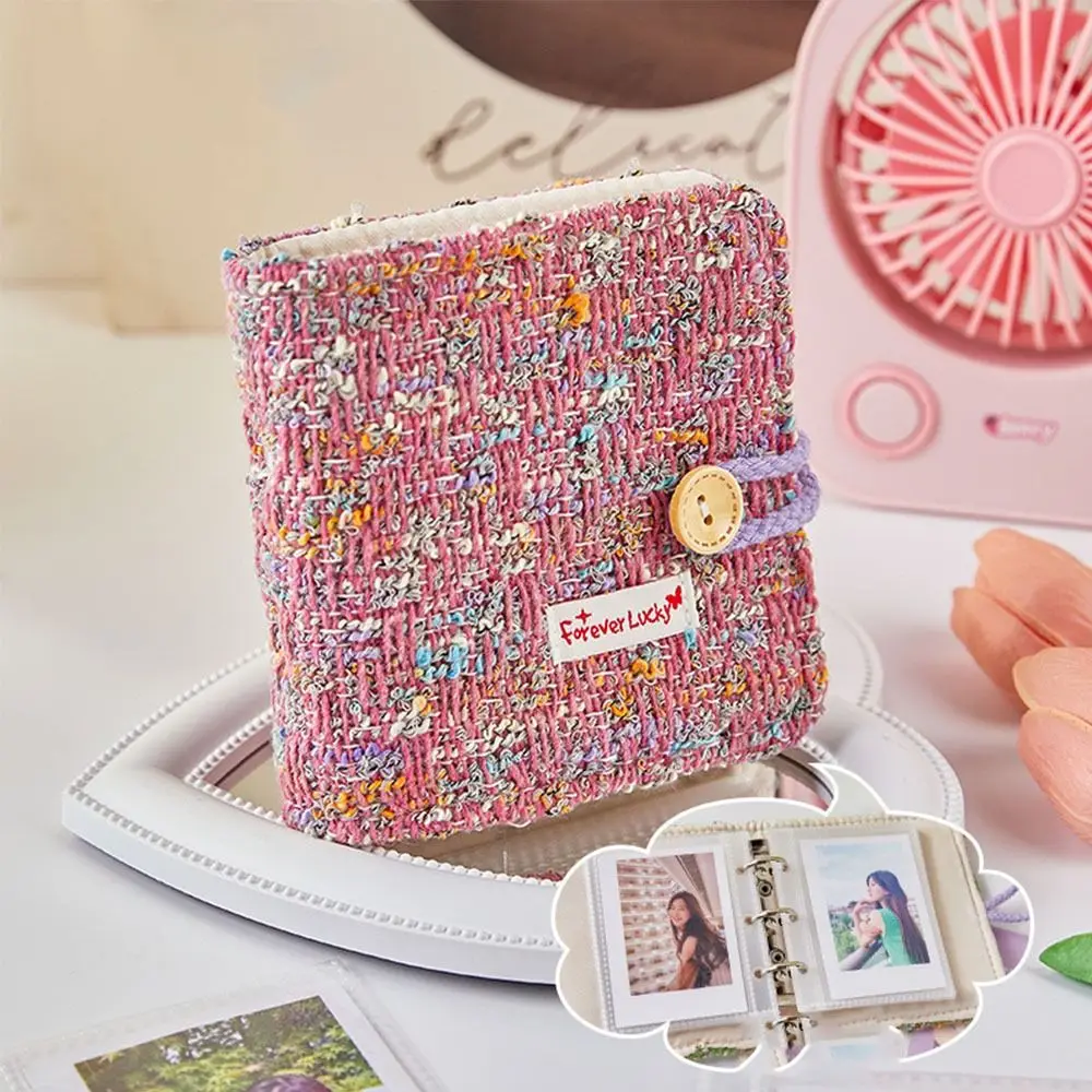 Loose Leaf 3-Inch Photo Album Anti-scratch One Grid Photocard Holder Korean Style INS Photocards Collect Book Fans Supplies