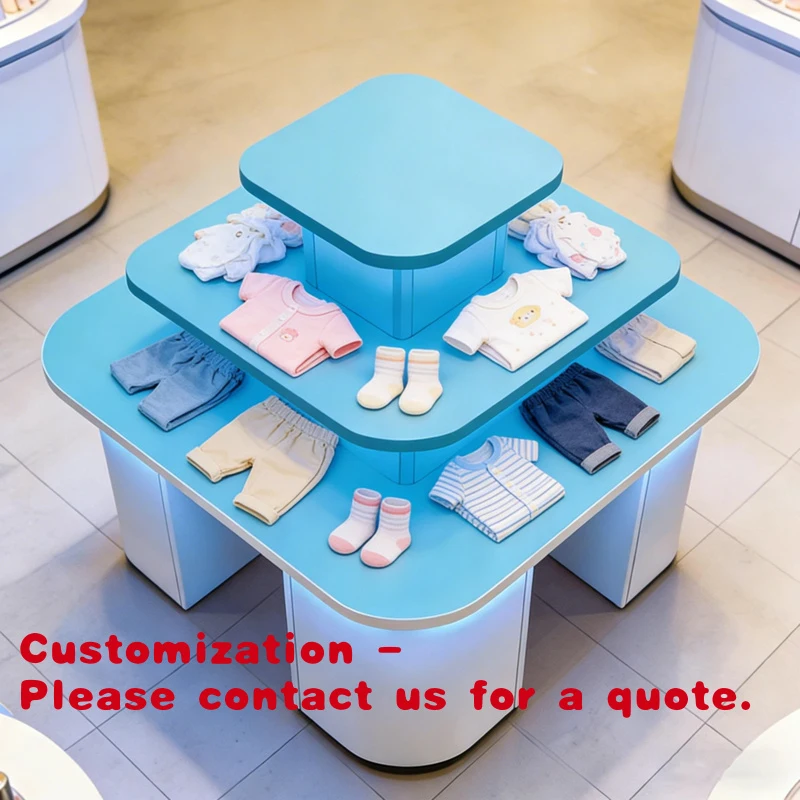 

Customize.Luxury Wooden LED Multi Layer Display Shelf Nursing Supplies & Feeding Accessories