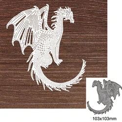 Flying Dragon Metal Cutting Dies For DIY Scrapbook Cutting Die Paper Cards Embossed Decorative Craft Die Cut New