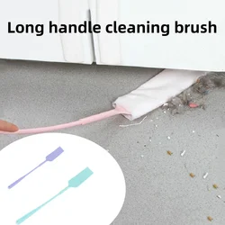 1pc Long Handle Slit Cleaning Brush Multi-Functional Removable Dusting Brush Including 10 Non-Woven Clean Cloth Home Supplies