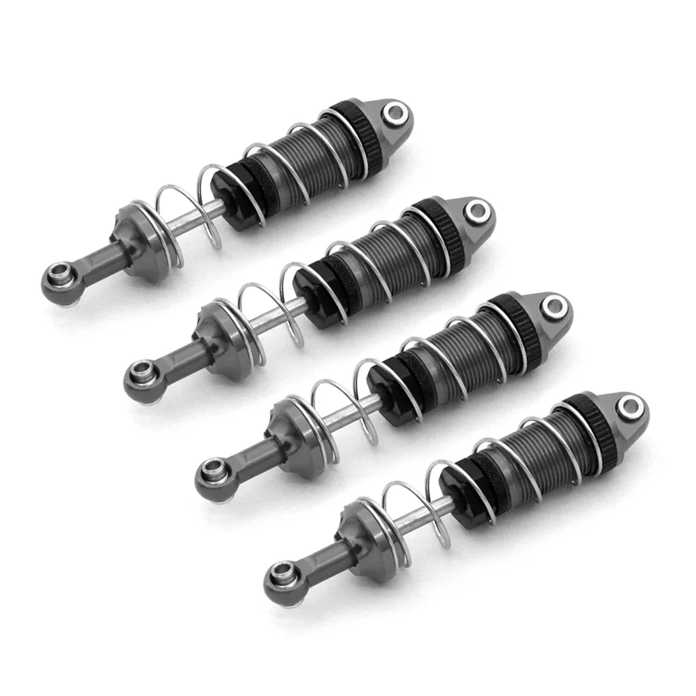 Ammortizzatore idraulico del metallo dell'olio 4PCS per MJX H16 16207 WLtoys 144001 144002 144010 124019 124017 MN128 MN86 G500 RC ricambi auto