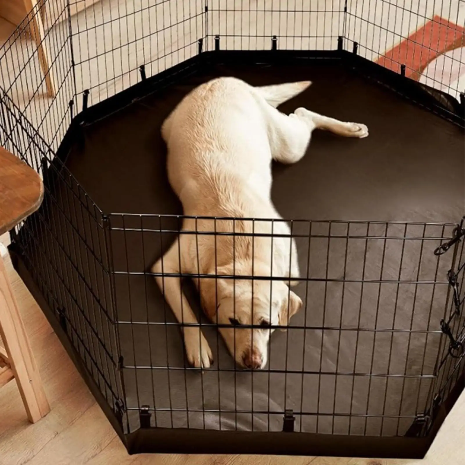 Dog Playpen Mat Indoor Cat Fence Pad Oxford Cloth Washable Puppy Dog Pee Pad Waterproof Whelping Training Pet Cage Mat