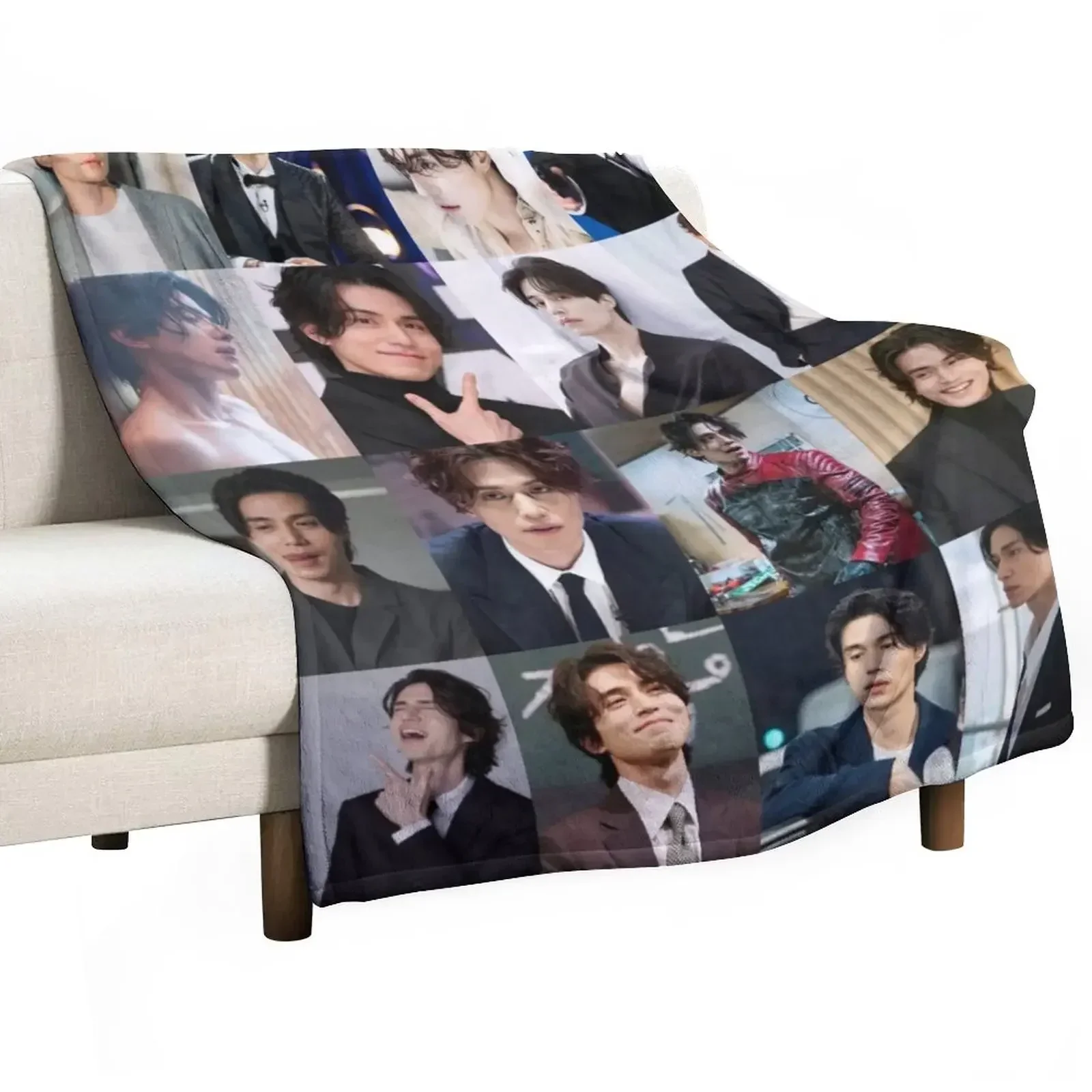 Lee Dong Wook Throw Blanket Extra Large Throw Softest Hairy blankets ands Blankets